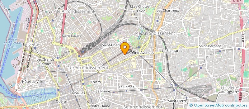 localisation de l'entreprise LES COMPAGNONS PROVENCAUX à MARSEILLE