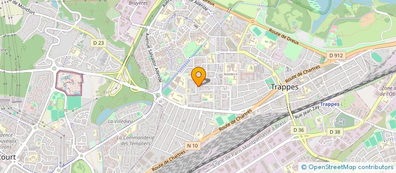 localisation de l'entreprise LES COMPAGNONS TRAPPISTES à TRAPPES