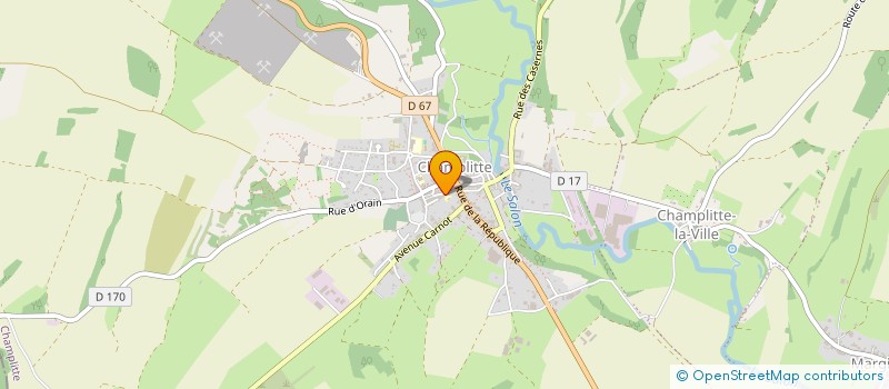 localisation de l'entreprise LES COMPARS DE CHANITTE  CHAMPLITTE