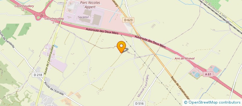 localisation de l'entreprise LES COMPERES-11 à CASTELNAUDARY
