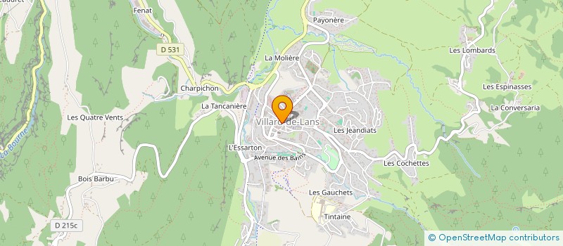 localisation de l'entreprise LES COMPERES  VILLARD-DE-LANS