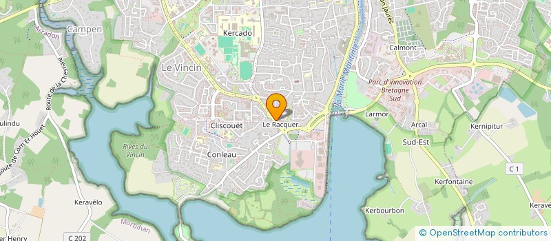 localisation de l'entreprise LES COMPERES à VANNES