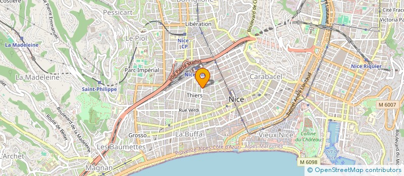 localisation de l'entreprise LES COMPERES à NICE