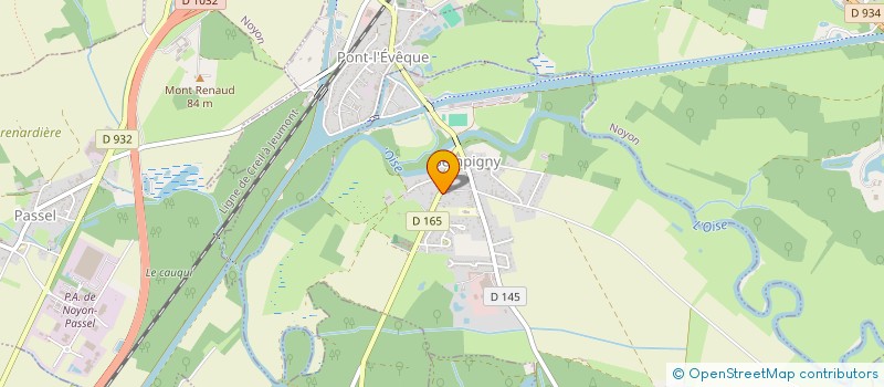 localisation de l'entreprise LES COMPERES  SEMPIGNY