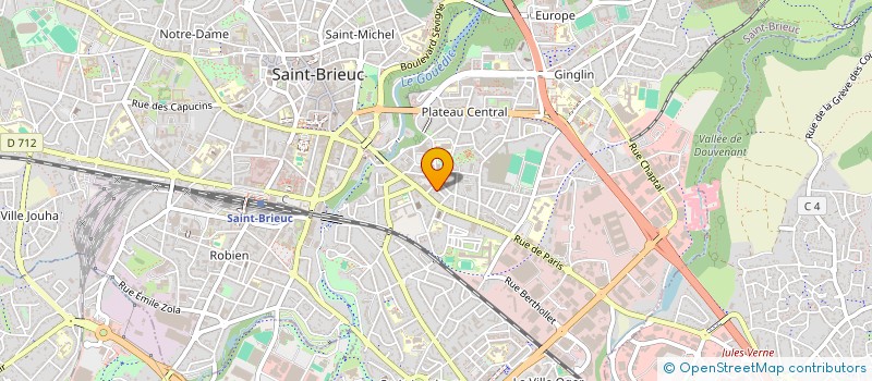 localisation de l'entreprise LES COMPLICES à SAINT-BRIEUC