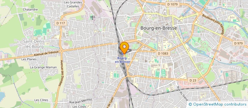 localisation de l'entreprise LES COMPLICES  BOURG-EN-BRESSE