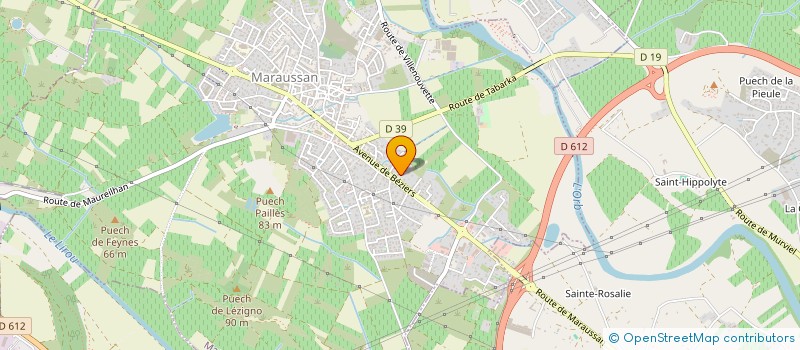localisation de l'entreprise LES COMPLICES  MARAUSSAN