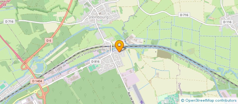 localisation de l'entreprise LES COMPLICES DE LA NATURE  STEINBOURG