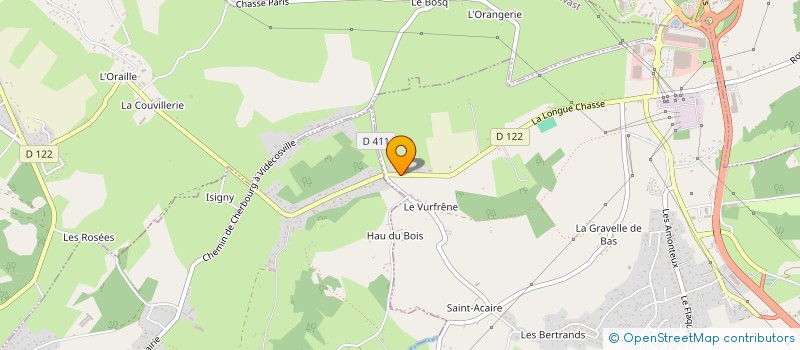 localisation de l'entreprise LES COMPLICES VALOGNES 2  TOLLEVAST