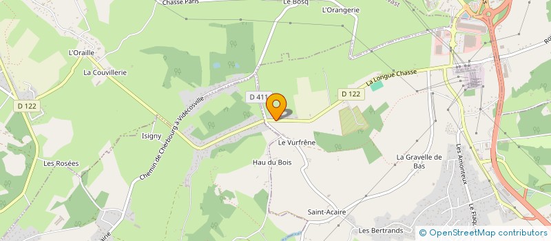 localisation de l'entreprise LES COMPLICES VALOGNES  TOLLEVAST