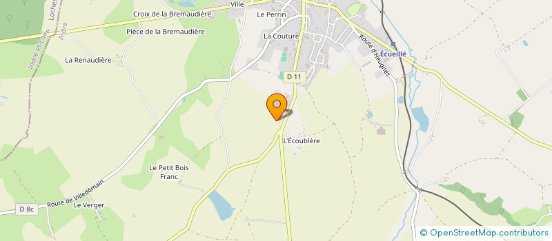 localisation de l'entreprise LES COMPOSABLES JACQUELIN à ECUEILLE
