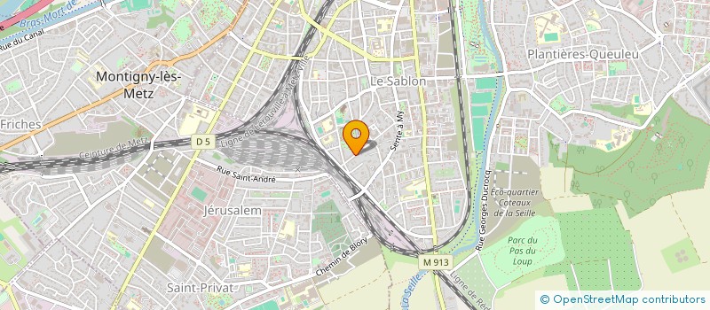 localisation de l'entreprise LES COMPOSTEURS DU LAVOIR  METZ