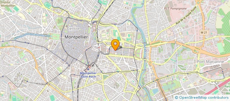 localisation de l'entreprise LES COMPTOIRS D'ANTIGONE à MONTPELLIER