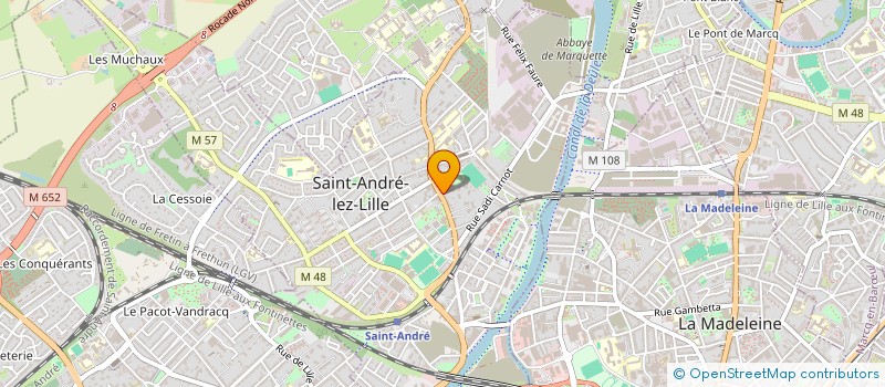 localisation de l'entreprise LES COMPTOIRS D'ARTHUR à SAINT-ANDRE-LEZ-LILLE