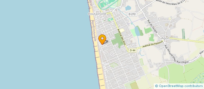 localisation de l'entreprise LES COMPTOIRS D'UTAH  AGON-COUTAINVILLE