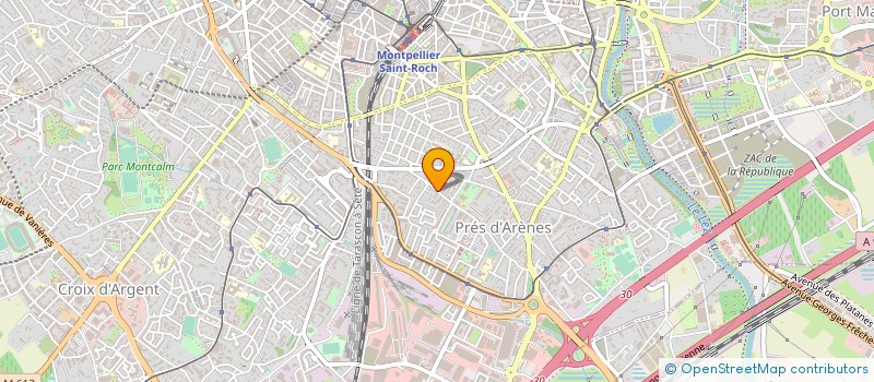 localisation de l'entreprise LES COMPTOIRS DE L'ARCHITECTURE à MONTPELLIER