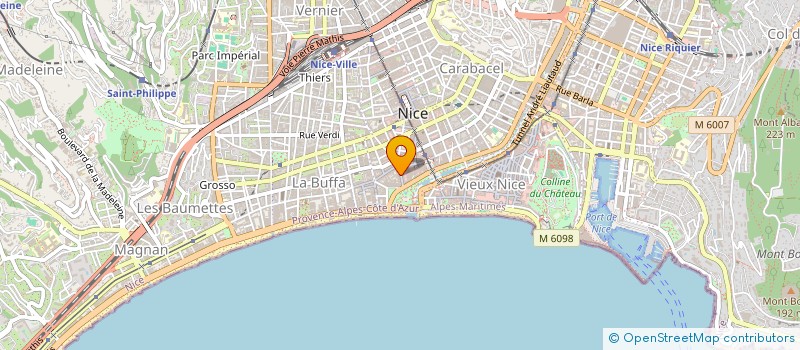 localisation de l'entreprise LES COMPTOIRS DE L HABILLEMENT NICOIS à NICE
