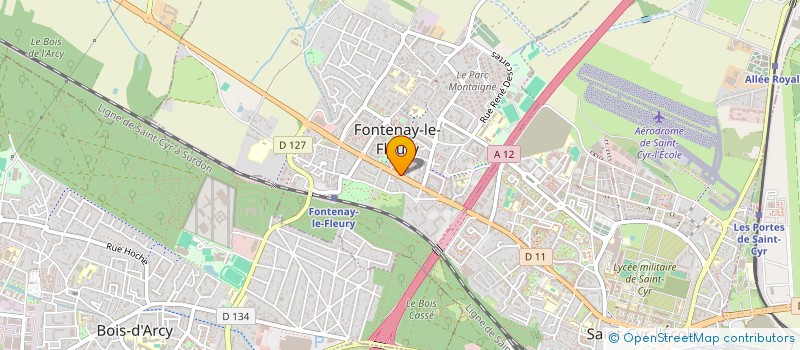 localisation de l'entreprise LES COMPTOIRS DE LA CROIX DU MONT à FONTENAY-LE-FLEURY