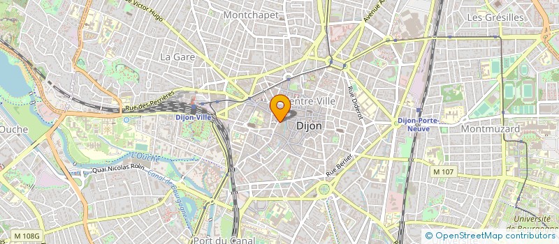 localisation de l'entreprise LES COMPTOIRS DE LUCULLUS à DIJON