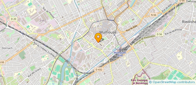 localisation de l'entreprise LES COMPTOIRS DE MULHOUSE à MULHOUSE
