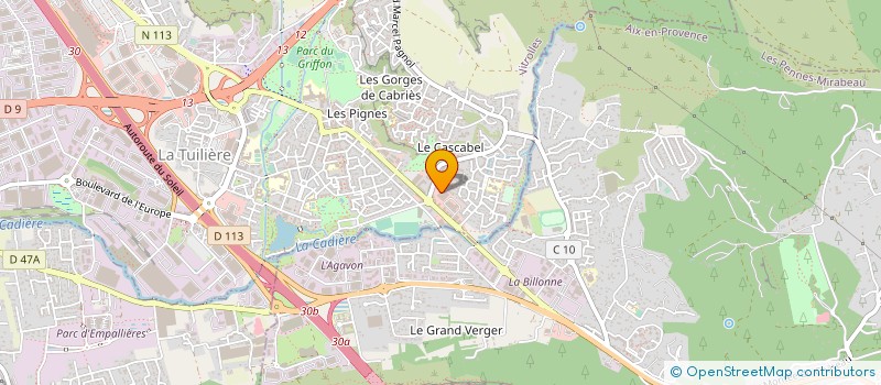 localisation de l'entreprise LES COMPTOIRS DE PROVENCE à VITROLLES
