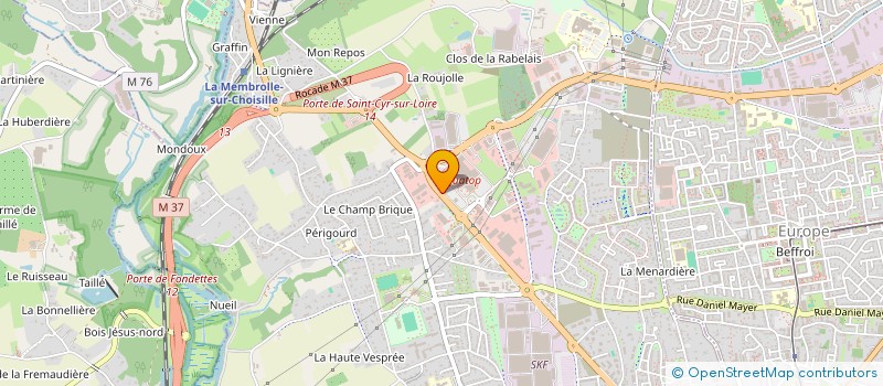 localisation de l'entreprise LES COMPTOIRS DE SAINT CYR  SAINT-CYR-SUR-LOIRE