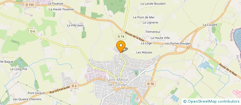 localisation de l'entreprise LES COMPTOIRS DE SAINT-MALO à SAINT-COULOMB