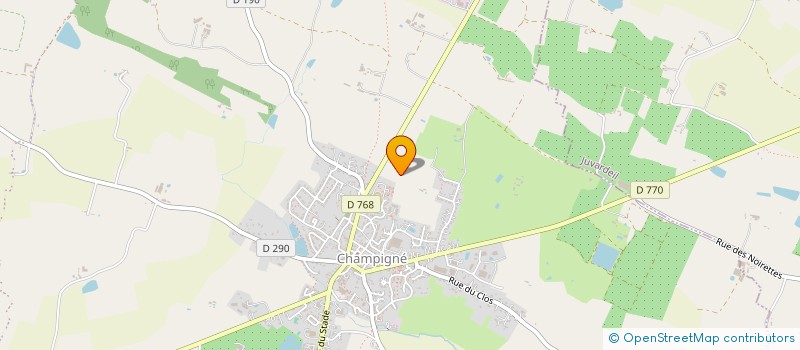 localisation de l'entreprise LES COMPTOIRS DU CAP.FRANCE  LES HAUTS-D'ANJOU