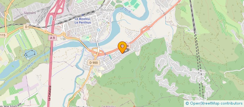 localisation de l'entreprise LES COMPTOIRS DU CORDONNIER  LE BOULOU