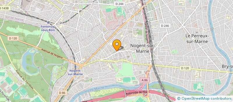 localisation de l'entreprise LES COMPTOIRS DU VIN à NOGENT-SUR-MARNE
