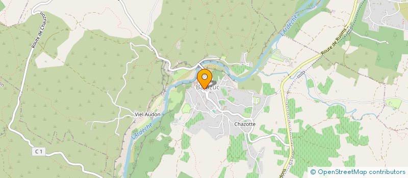 localisation de l'entreprise LES COMPTOIRS GIMENEZ NEUHAUSER  BALAZUC