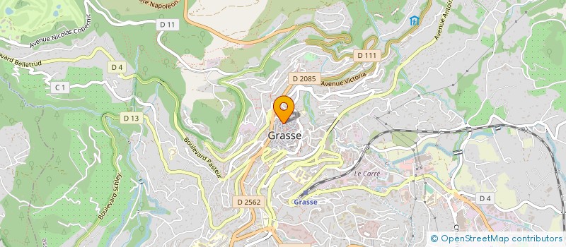 localisation de l'entreprise LES COMPTOIRS PROVENCEAUX à GRASSE