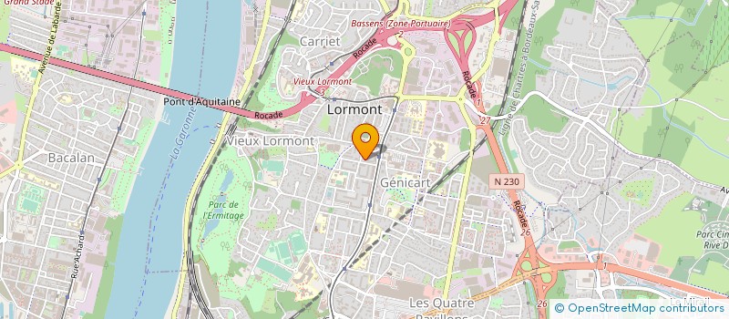 localisation de l'entreprise LES COMPTOIRS REUNIS  LORMONT