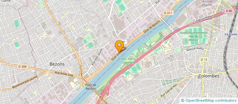 localisation de l'entreprise LES COMPTOIRS SARAHYANN à BEZONS