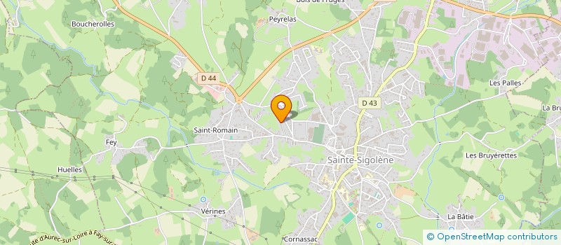 localisation de l'entreprise LES COMPTOIRS SIGOLENOIS à SAINTE-SIGOLENE