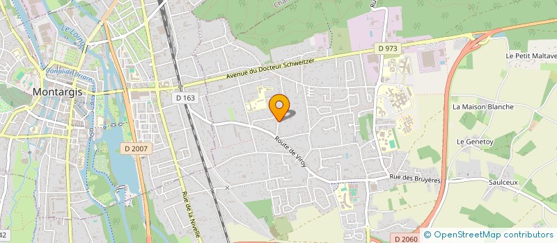 localisation de l'entreprise LES COMTES à AMILLY