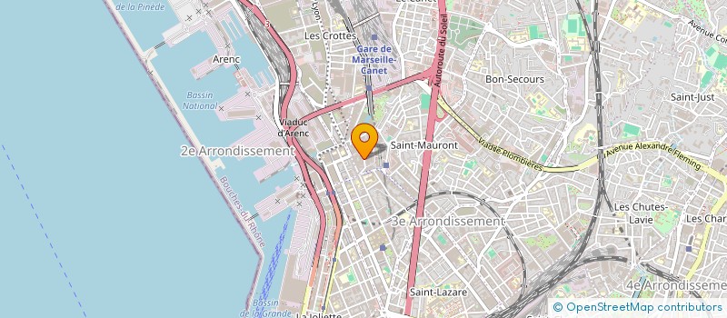 localisation de l'entreprise LES CONCERTS BIEN à MARSEILLE