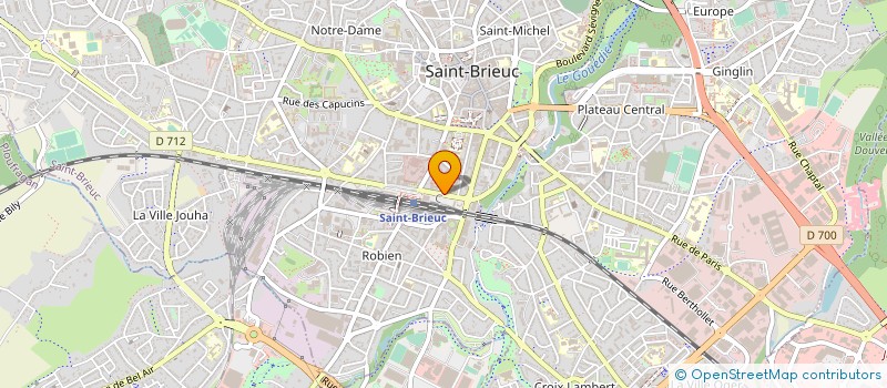 localisation de l'entreprise LES CONCERTS BRIOCHINS à SAINT-BRIEUC