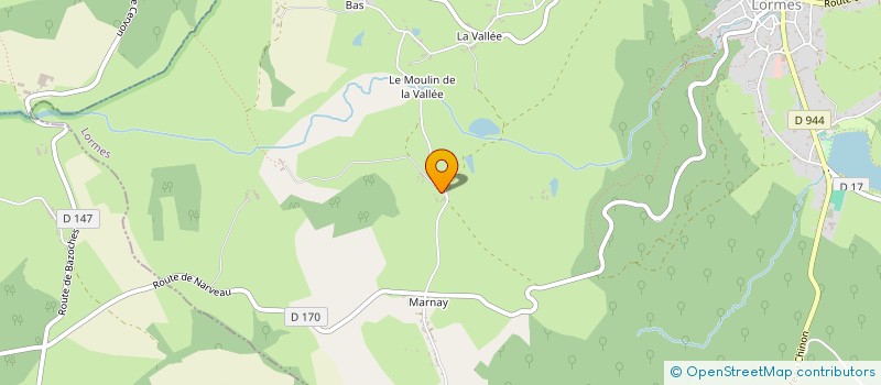 localisation de l'entreprise LES CONCERTS DE LA COUR DENIS à LORMES