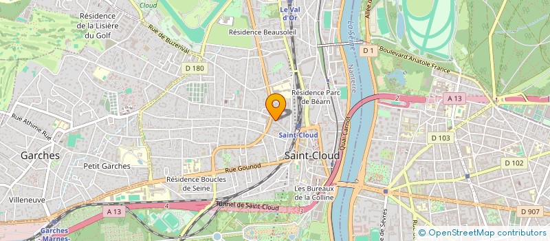 localisation de l'entreprise LES CONCERTS DE ST CLOUD à SAINT-CLOUD
