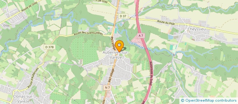 localisation de l'entreprise LES CONCERTS LOCAUX  AUBERIVES-SUR-VAREZE