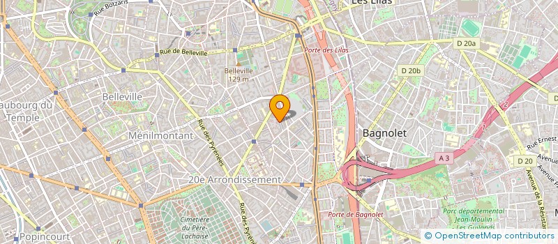 localisation de l'entreprise LES CONCERTS PRESENTES  PARIS