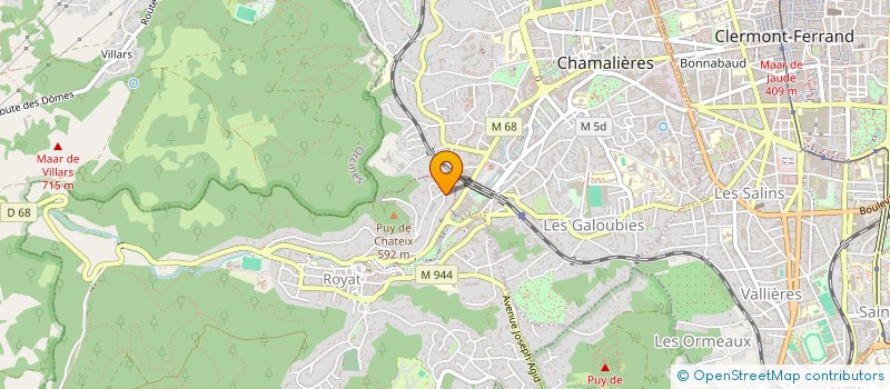 localisation de l'entreprise LES CONCILIATEURS DE JUSTICE D'AUVERGNE  ROYAT