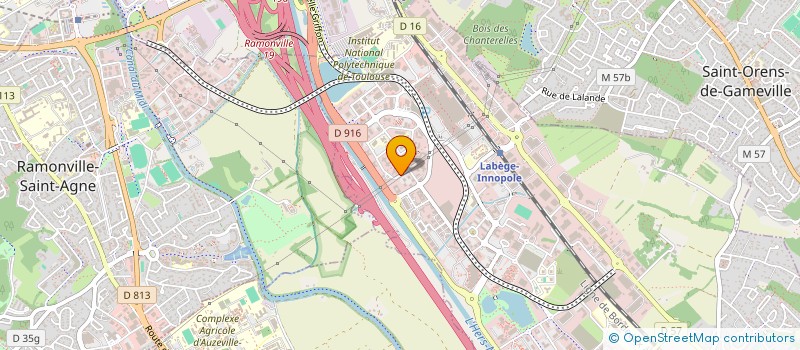 localisation de l'entreprise LES CONDUC REUNIS à LABEGE