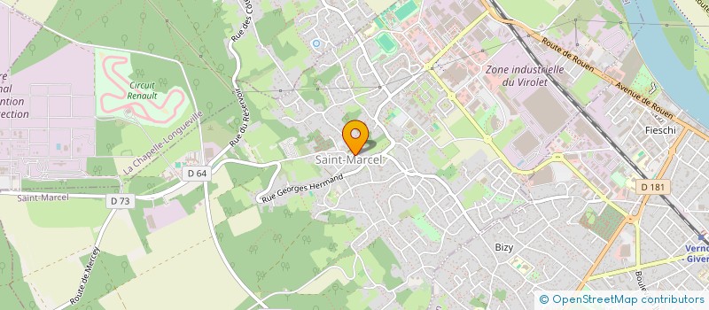 localisation de l'entreprise LES CONDUCTEURS SOLIDAIRES DE LA CHAPELLE-LONGUEVILLE  LA CHAPELLE-LONGUEVILLE