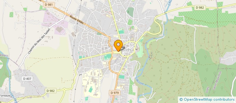 localisation de l'entreprise LES CONFERENCES DU TEMPLE  UZES