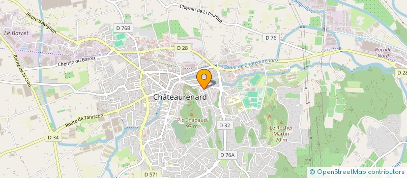 localisation de l'entreprise LES CONFIGNES à CHATEAURENARD