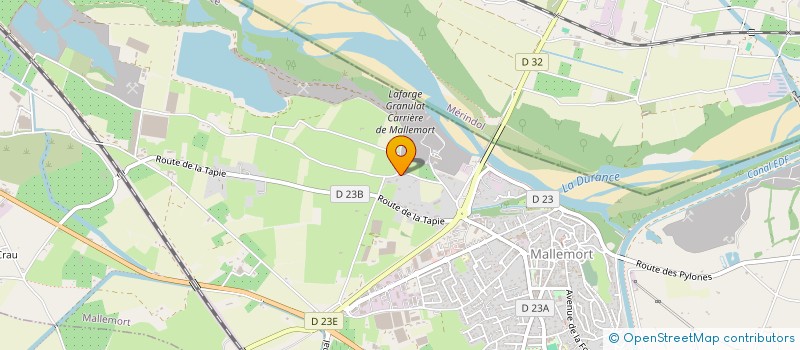 localisation de l'entreprise LES CONFINES à MALLEMORT