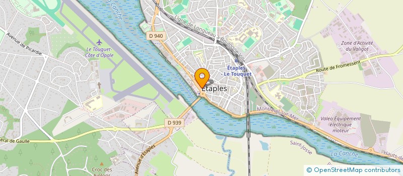 localisation de l'entreprise LES CONFISERIES D'EMILIE  ETAPLES