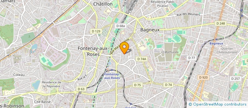 localisation de l'entreprise LES CONFITURES D'INGRID à FONTENAY-AUX-ROSES